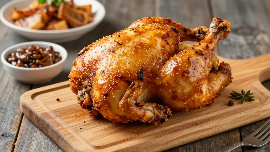 Gegrilltes Hendl – Signature Dish der Larmachalm