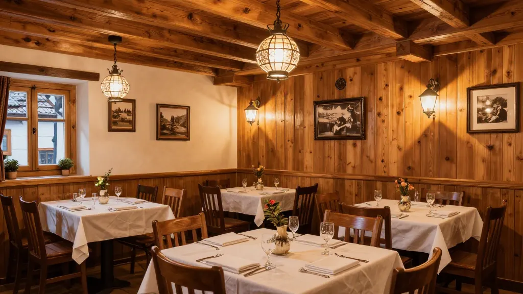 Innere der Larmachalm – rustikales Bergrestaurant in Gerlos